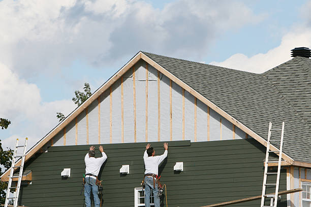 Professional Siding Installation technician working in Urbana, OH